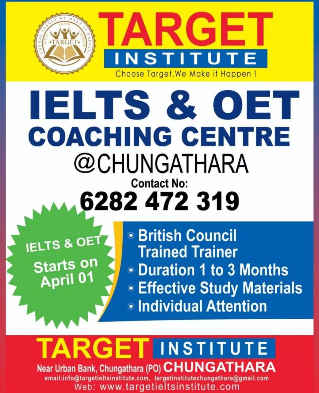 TARGET IELTS INSTITUTE CHUNGATHARA