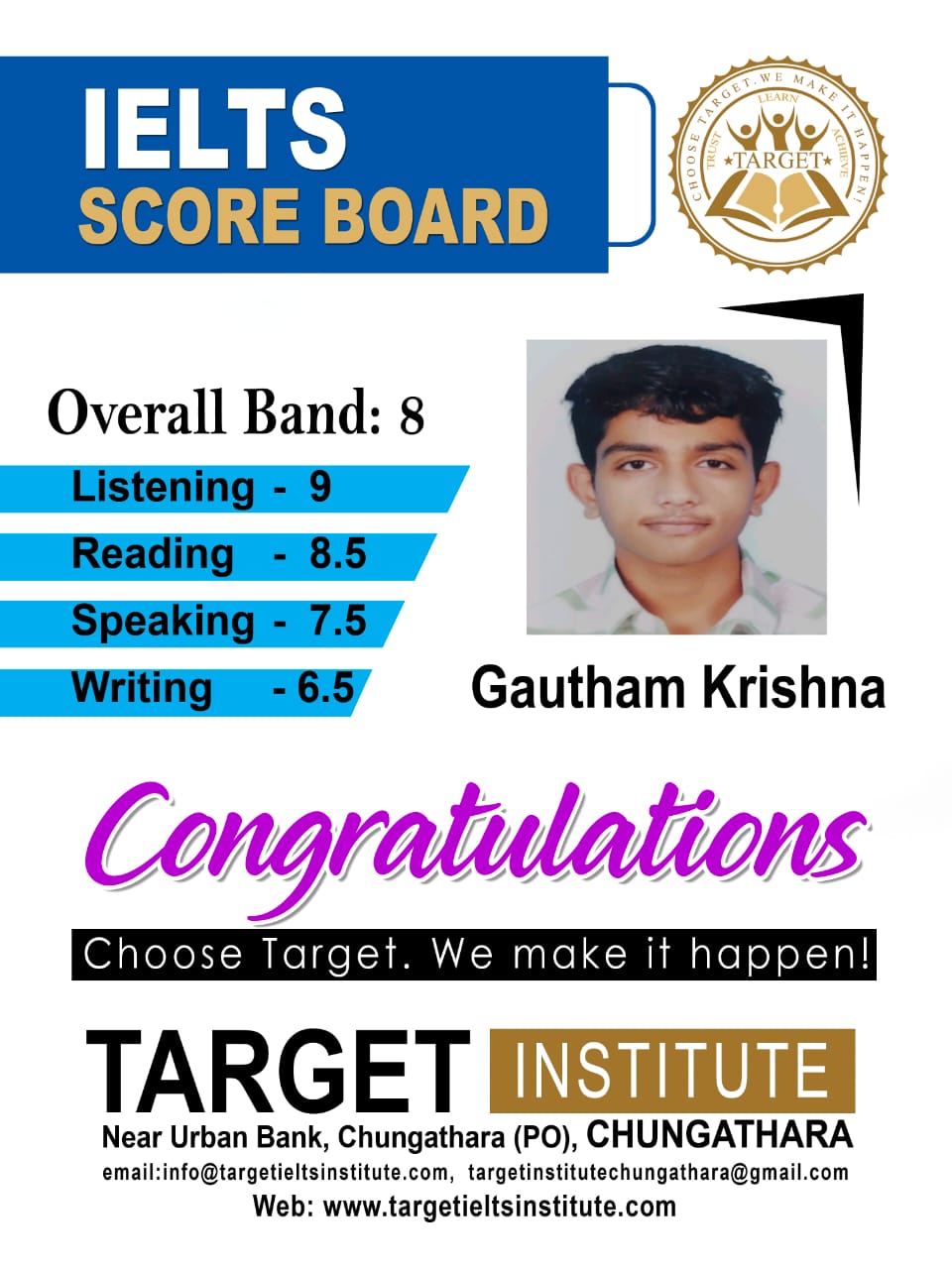 TARGET IELTS INSTITUTE CHUNGATHARA