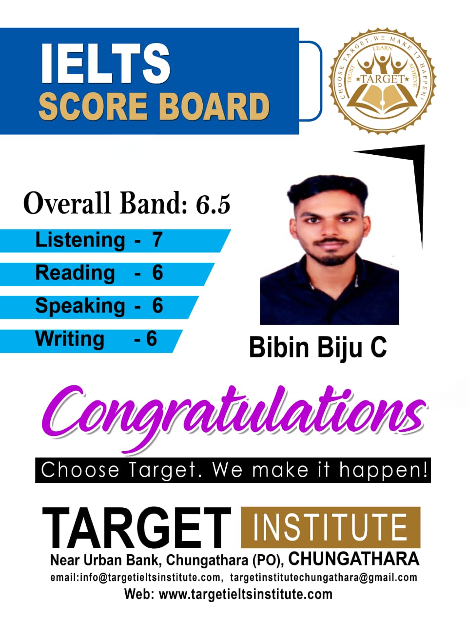 TARGET IELTS INSTITUTE CHUNGATHARA