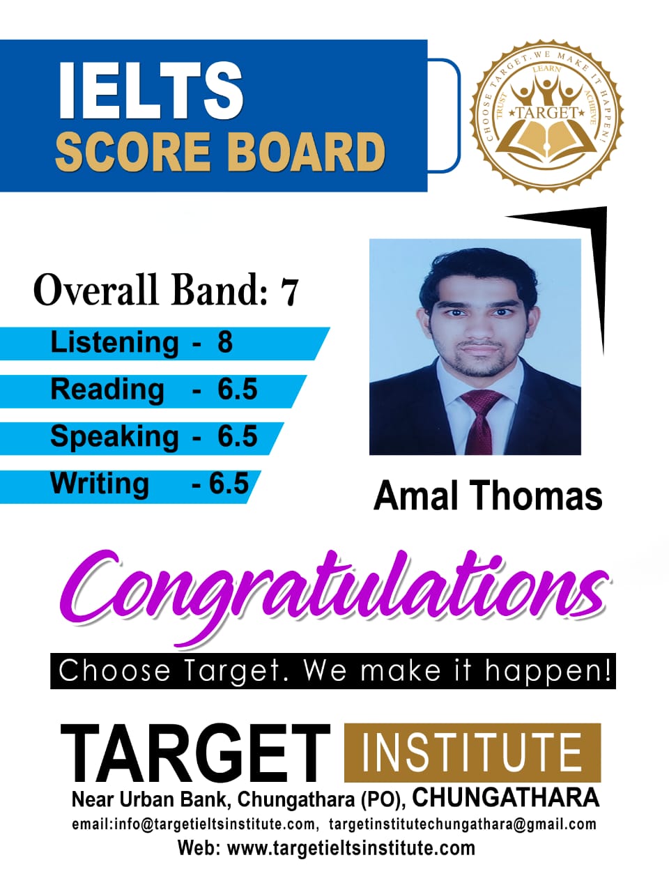 TARGET IELTS INSTITUTE CHUNGATHARA